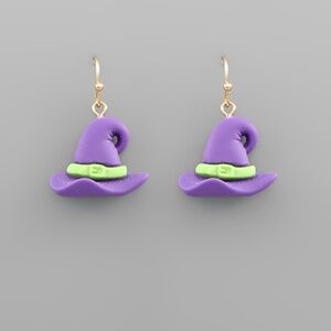 Clay Holloween Theme Earrings